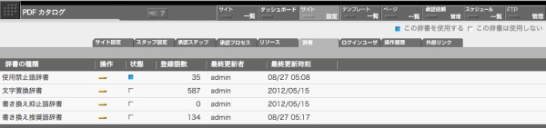 辞書が「使用する」状態に切り替わりました